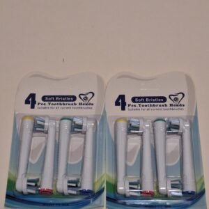 Soft Electric Toothbrush Replacement Heads Compatible With Braun Oral-B Lot of 8