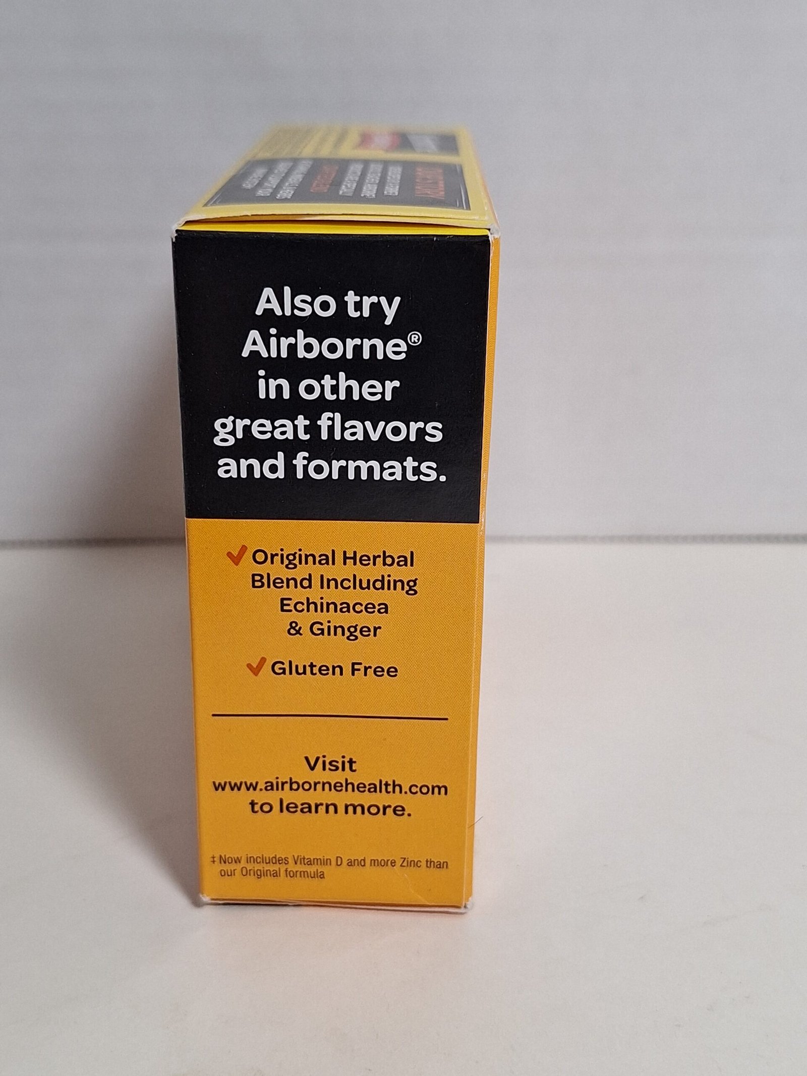 Airborne Immune Support Effervescent Tablets Zesty Orange X2 30 Count Exp 2027+ - Image 5