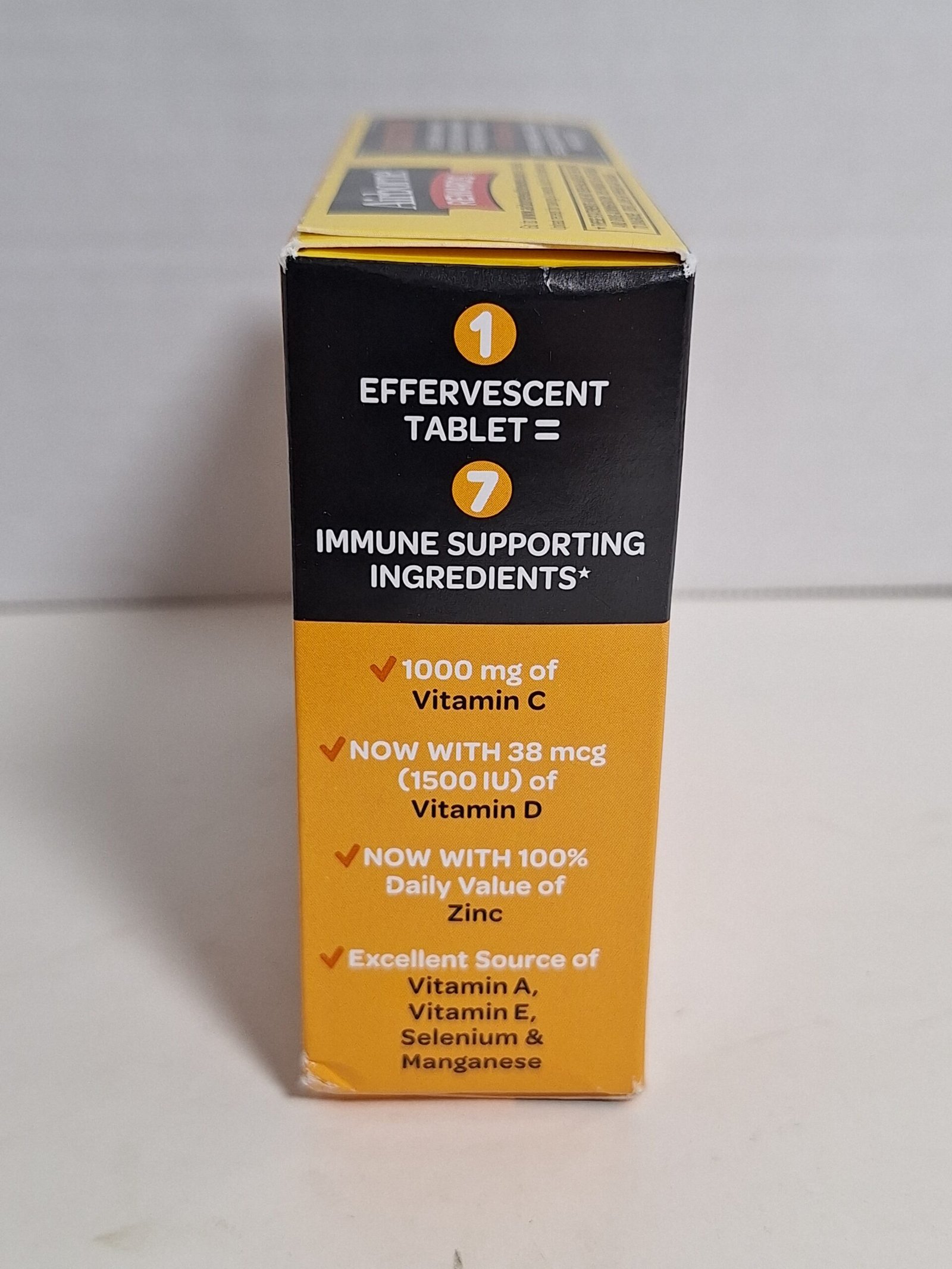 Airborne Immune Support Effervescent Tablets Zesty Orange X2 30 Count Exp 2027+ - Image 4
