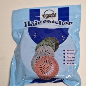 Hair Catcher Durable Silicone Hair Stopper Shower Drain Covers 5 Pack