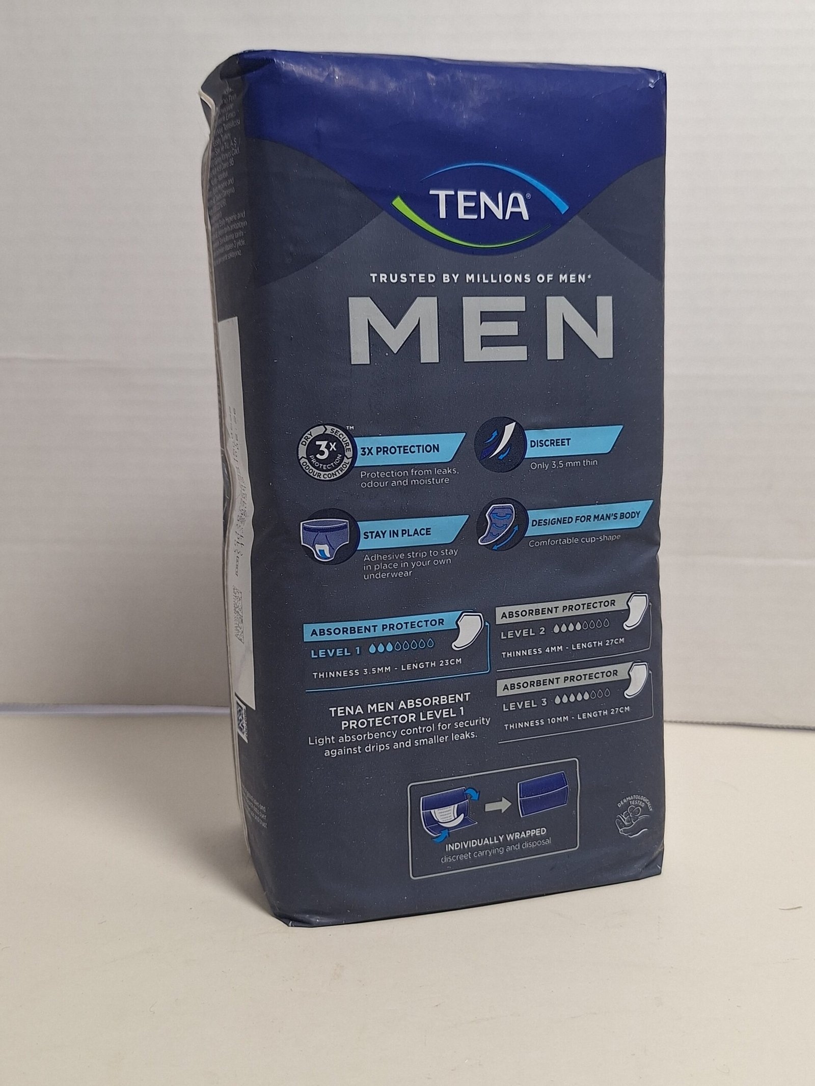 Tena Men Incontinence Protector, Level 1, 24 Count - Image 4