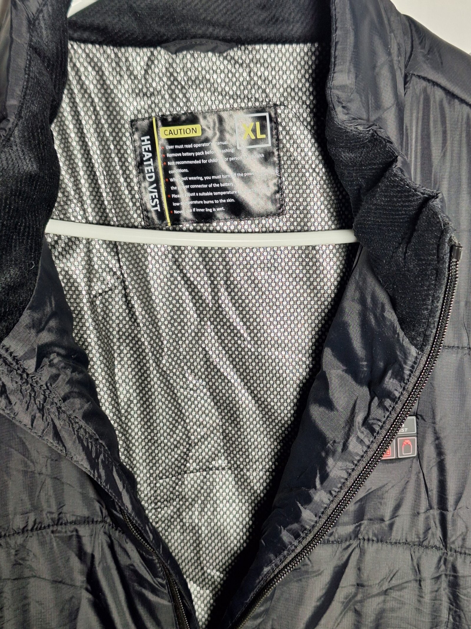 Heated Vest for Men and Women- Adjustable 3-Level Temperature, Size XL - Image 3
